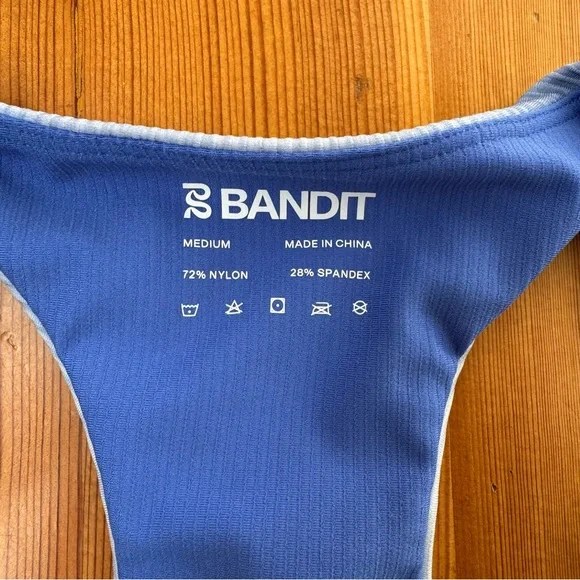 BANDIT RUNNING Cadence Scoop Neck Run Bra Deep Peri Blue Gradient Medium - Picture 3 of 8